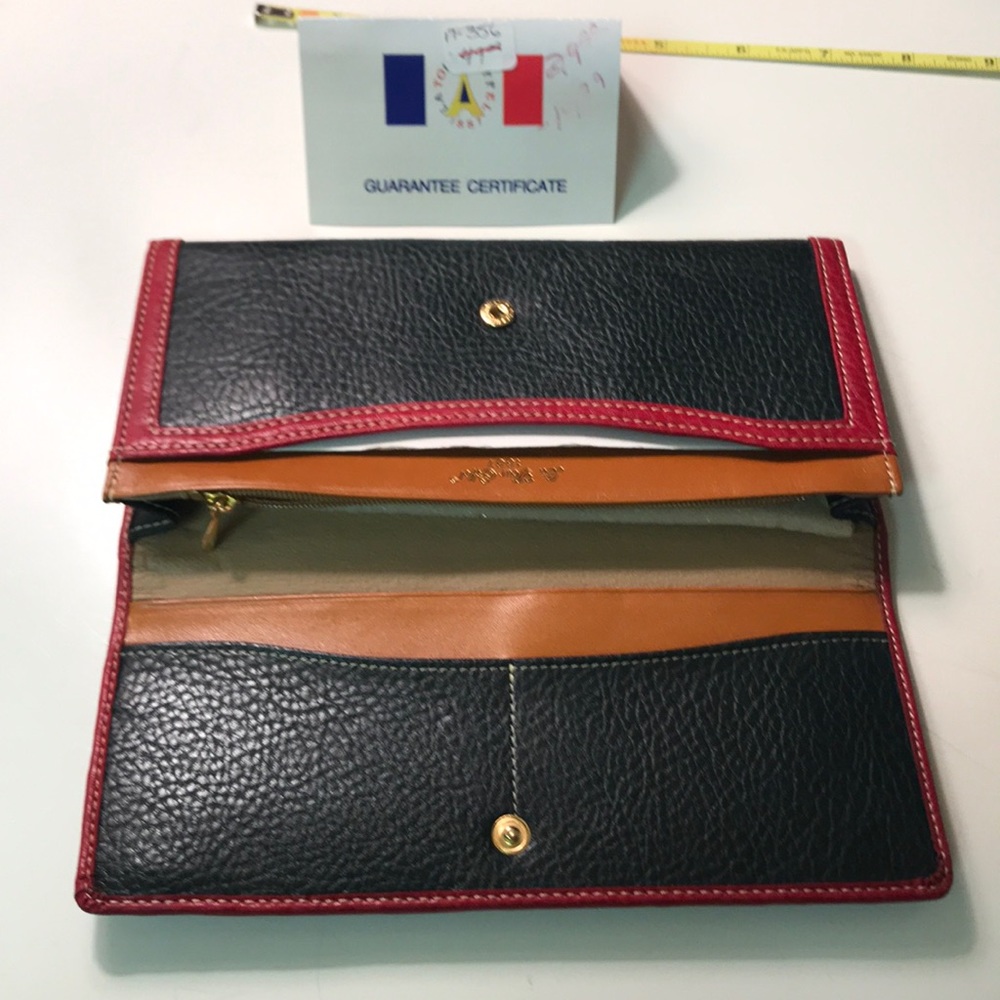 La‎ Tour Eiffel Leather Wallet Vintage NEVER USED - Picture 4 of 6